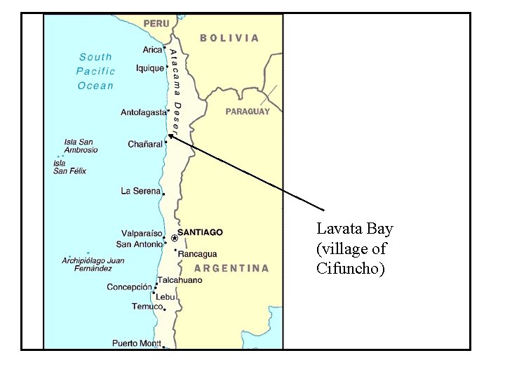 Lavata Bay (village of Cifuncho) 