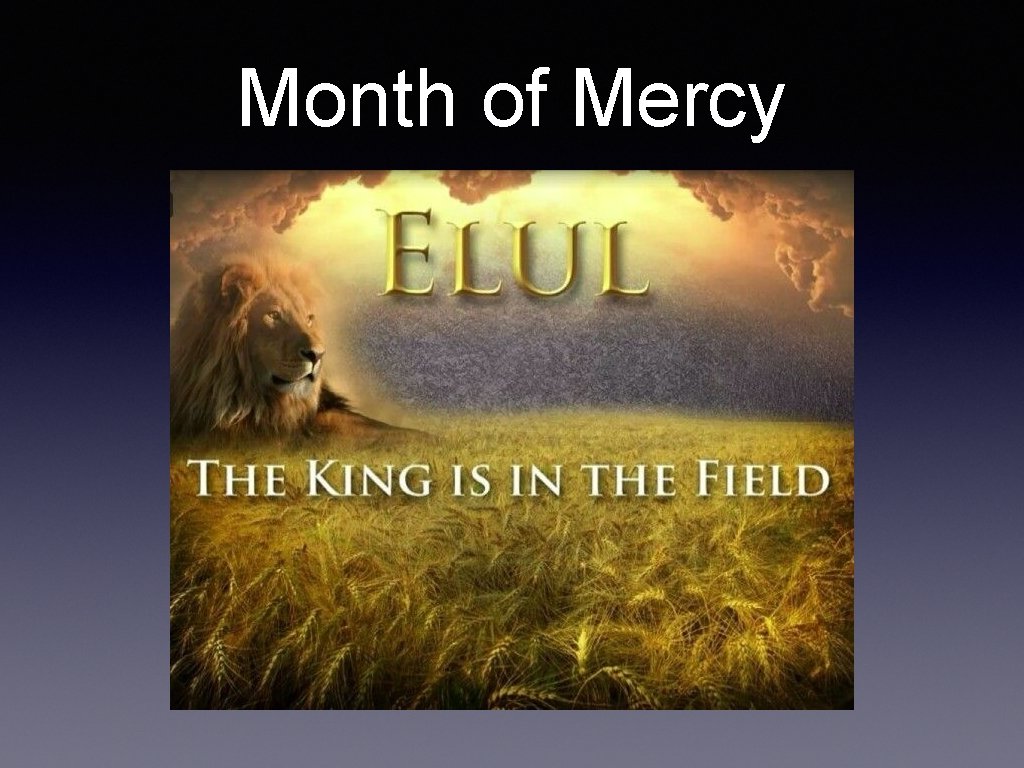 Month of Mercy 