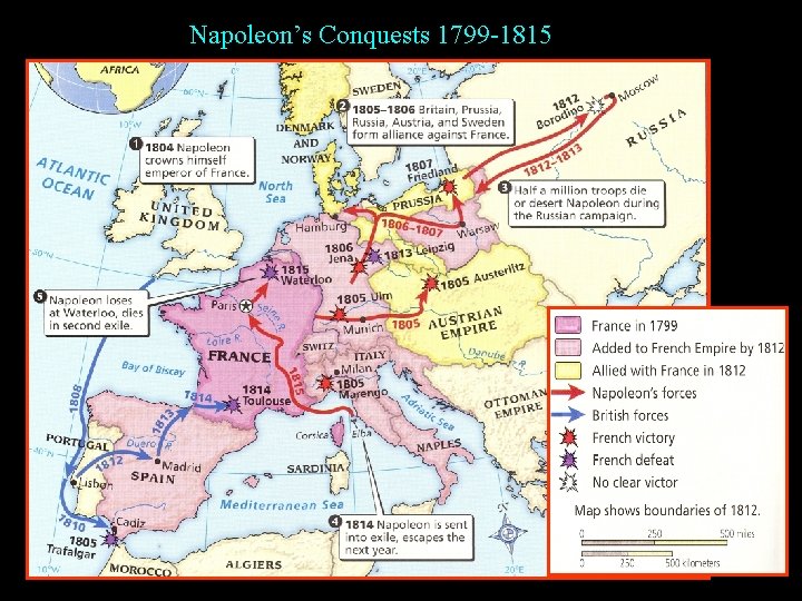 Napoleon’s Conquests 1799 -1815 