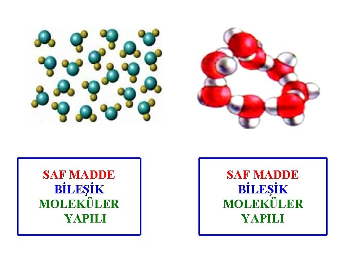 SAF MADDE BİLEŞİK MOLEKÜLER YAPILI 