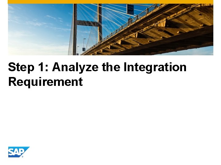 Step 1: Analyze the Integration Requirement 