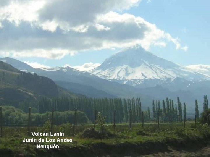 Volcán Lanin Junín de Los Andes Neuquén 