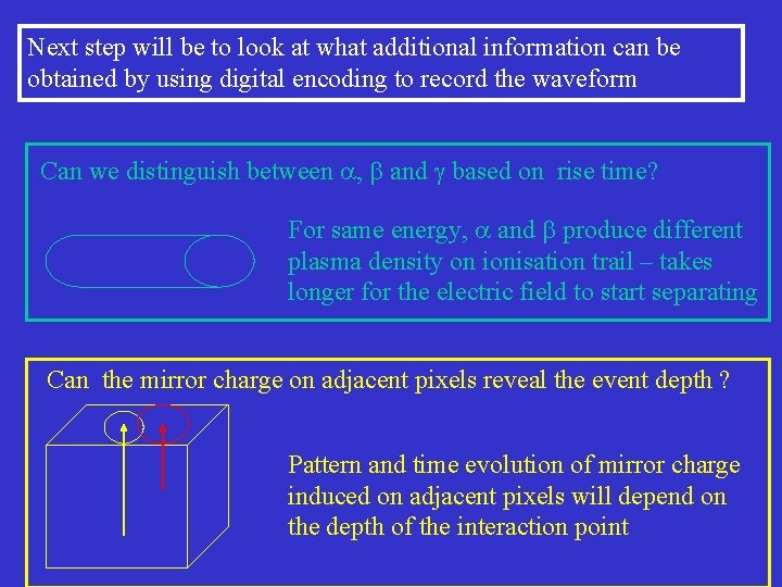 Next step will be to look at what additional information can be obtained by