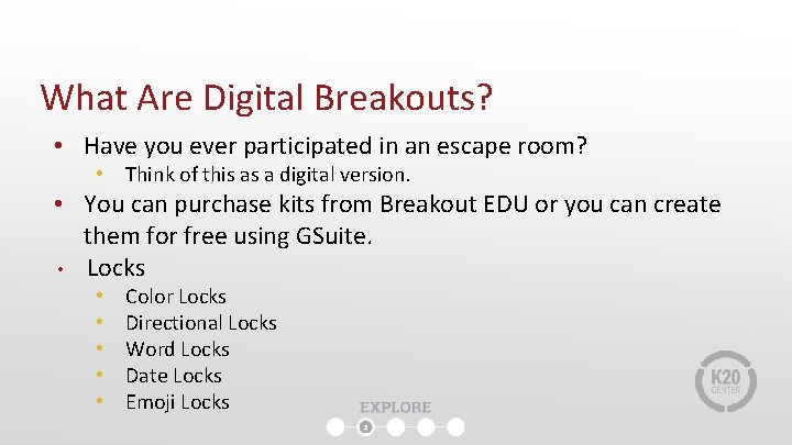 Make an Escape Digital Breakouts Essential Question How