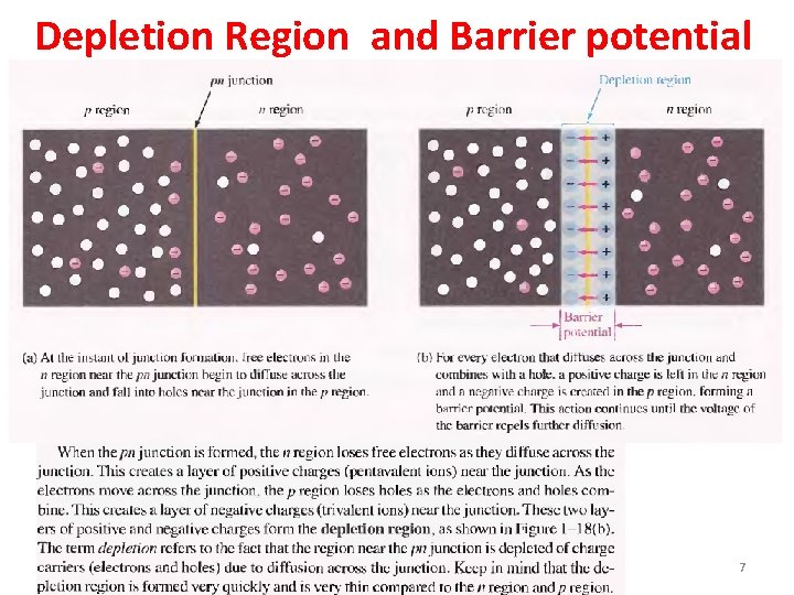 Depletion Region and Barrier potential 7 