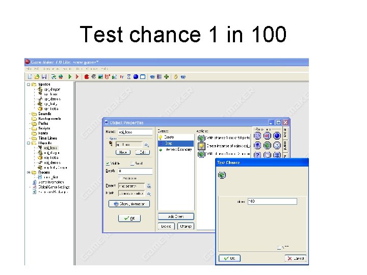 Test chance 1 in 100 