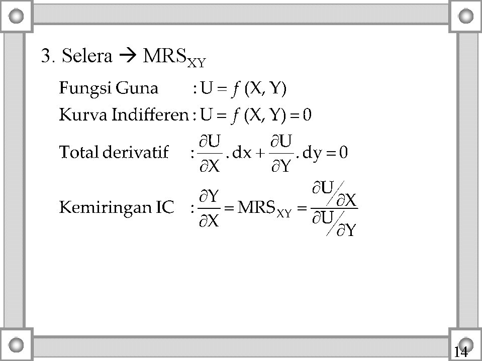 3. Selera MRSXY 14 