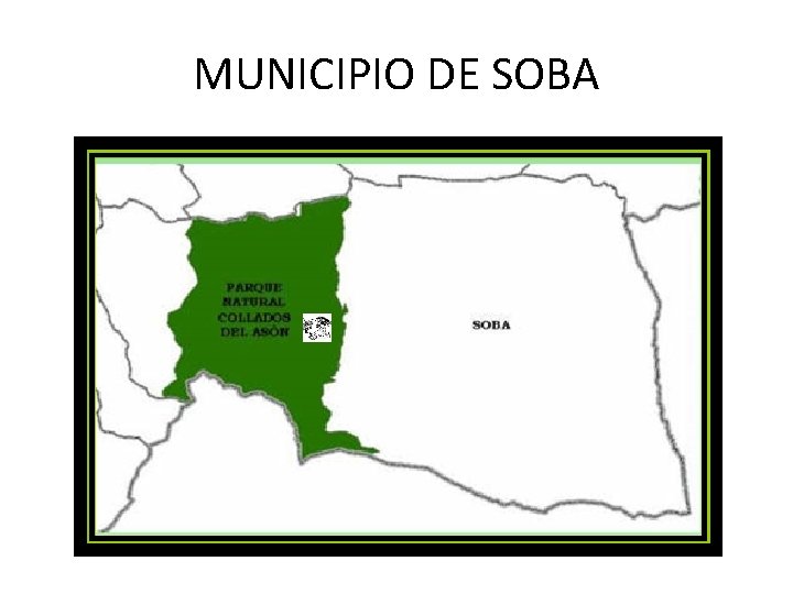 MUNICIPIO DE SOBA 