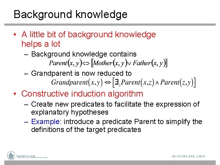 Background knowledge • A little bit of background knowledge helps a lot – Background