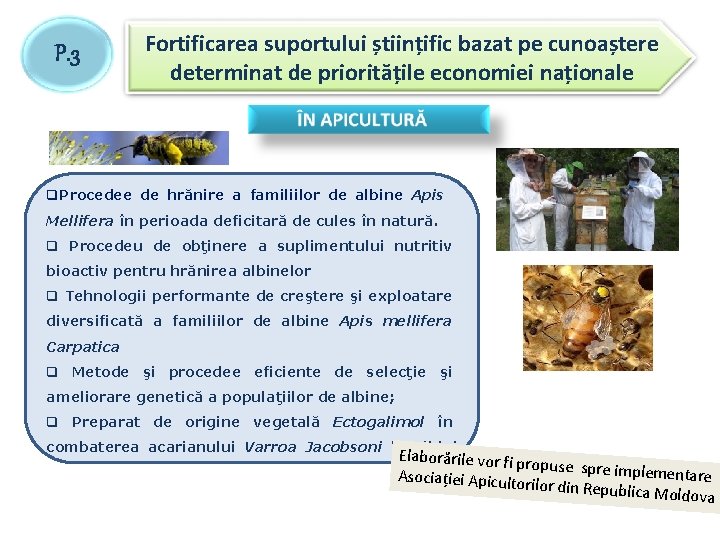 P. 3 Fortificarea suportului științific bazat pe cunoaștere determinat de prioritățile economiei naționale q. P. 3 Fortificarea suportului științific bazat pe cunoaștere determinat de prioritățile economiei naționale q.