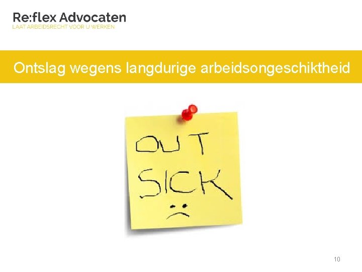 Ontslag wegens langdurige arbeidsongeschiktheid 10 