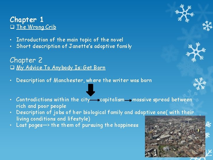 Chapter 1 q The Wrong Crib • Introduction of the main topic of the
