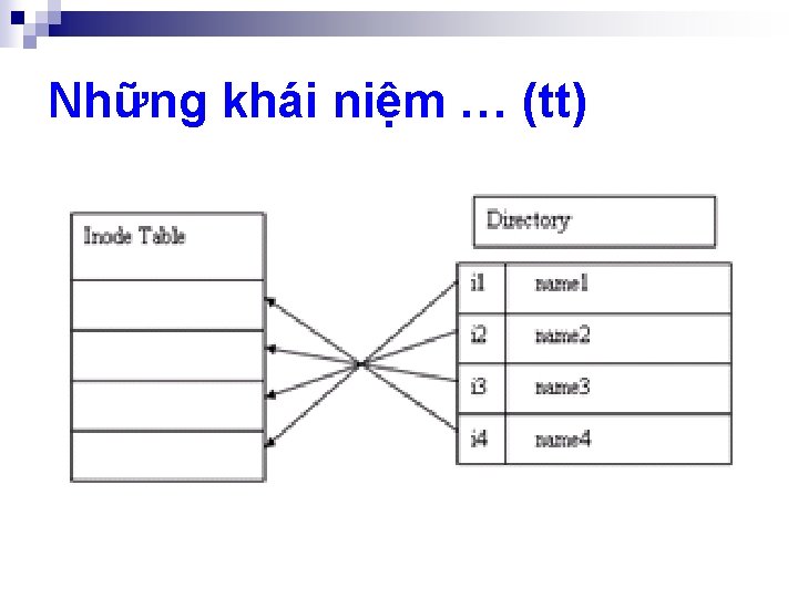 Những khái niệm … (tt) 