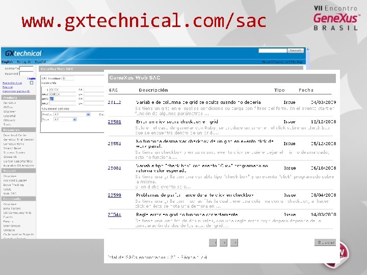 www. gxtechnical. com/sac 