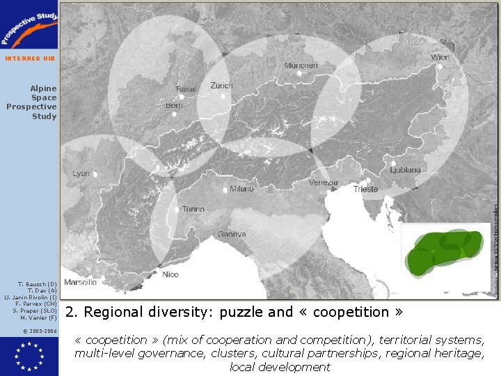 INTERREG IIIB Alpine Space Prospective Study T. Bausch (D) T. Dax (A) U. Janin