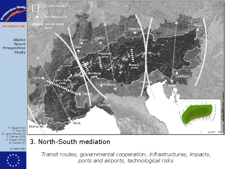 INTERREG IIIB Alpine Space Prospective Study T. Bausch (D) T. Dax (A) U. Janin