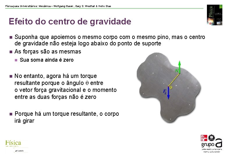 Física para Universitários: Mecânica – Wolfgang Bauer, Gary D. Westfall & Helio Dias Efeito