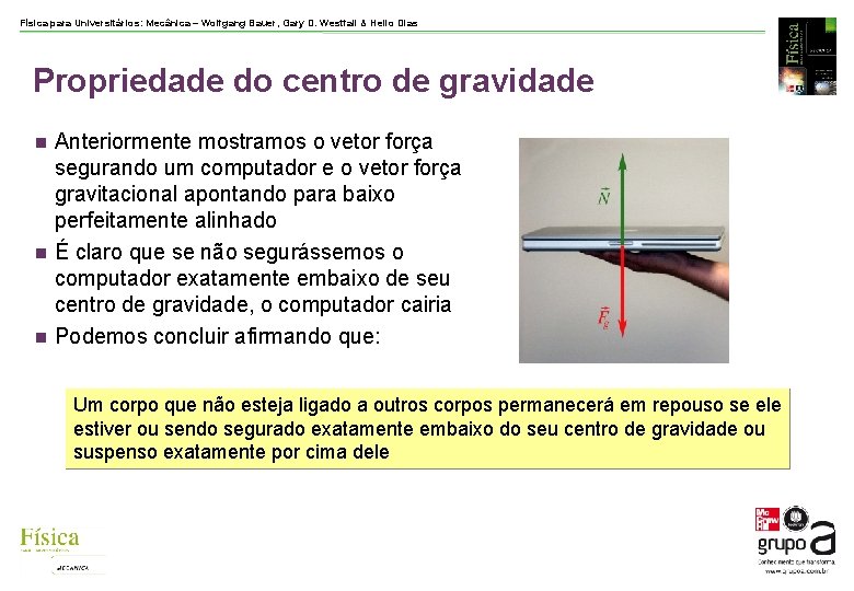 Física para Universitários: Mecânica – Wolfgang Bauer, Gary D. Westfall & Helio Dias Propriedade