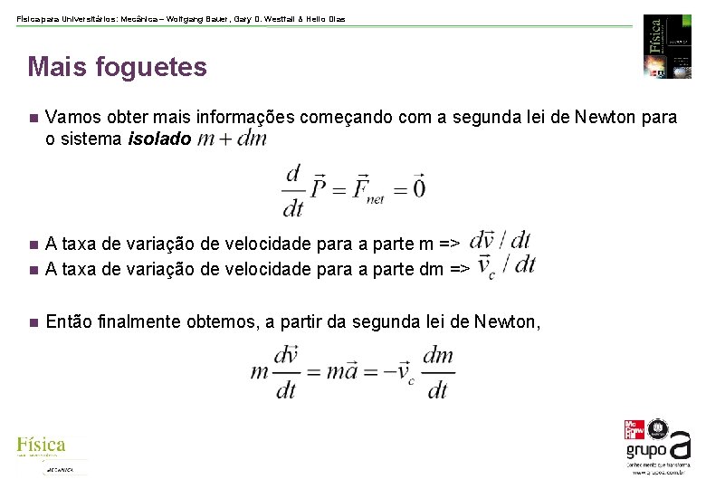 Física para Universitários: Mecânica – Wolfgang Bauer, Gary D. Westfall & Helio Dias Mais