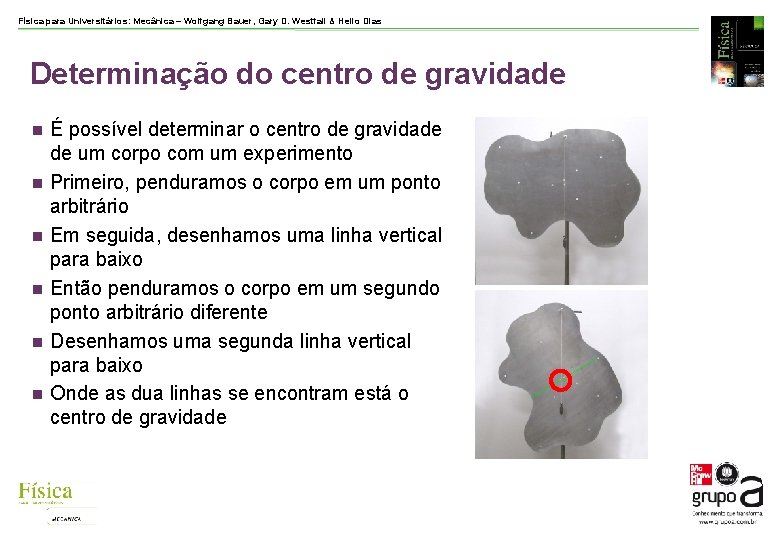 Física para Universitários: Mecânica – Wolfgang Bauer, Gary D. Westfall & Helio Dias Determinação