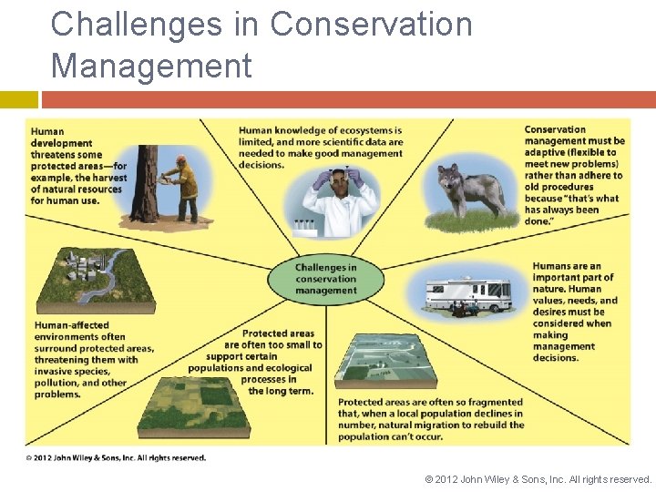 Challenges in Conservation Management © 2012 John Wiley & Sons, Inc. All rights reserved.