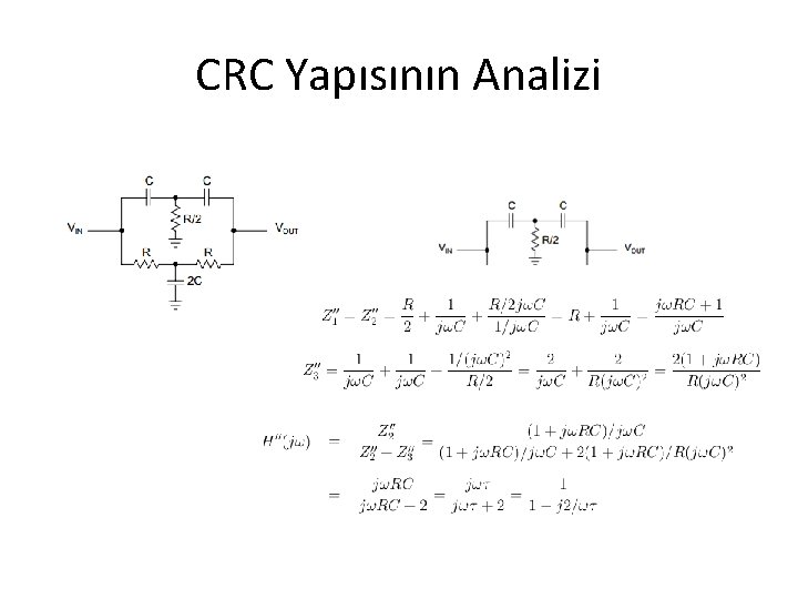 CRC Yapısının Analizi 