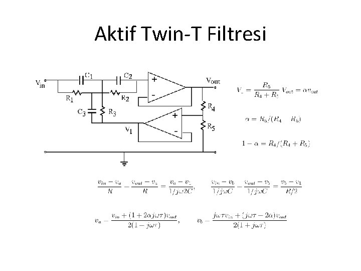 Aktif Twin-T Filtresi 