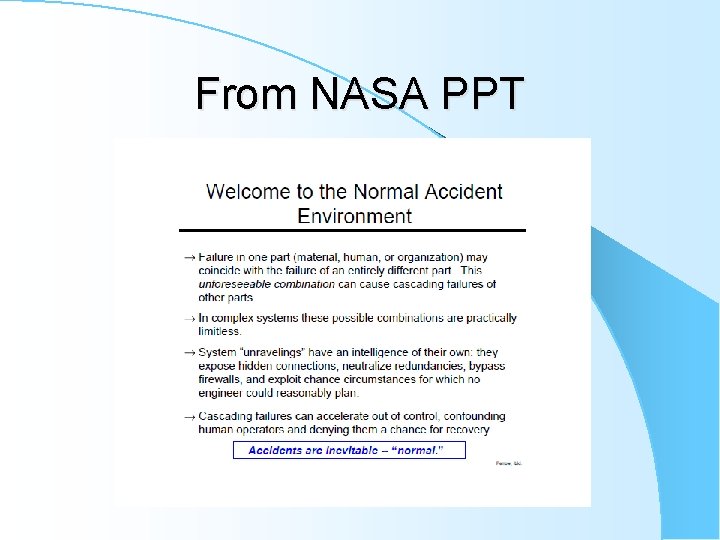 From NASA PPT 