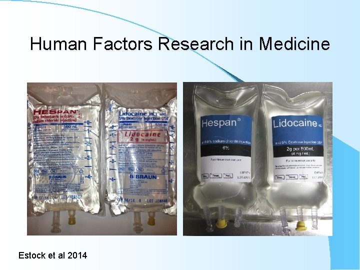 Human Factors Research in Medicine Estock et al 2014 