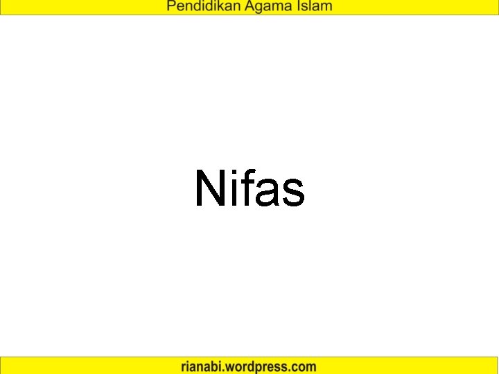 Nifas 