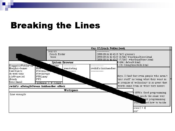 Breaking the Lines 