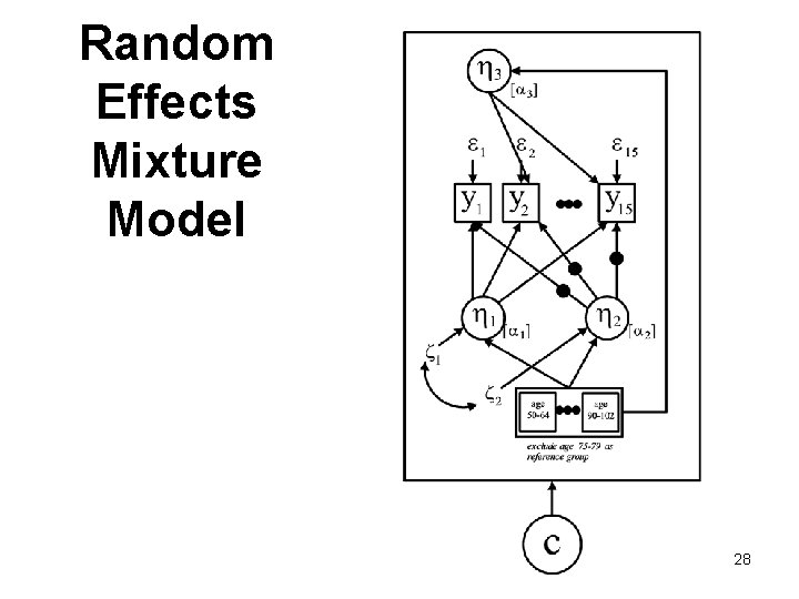 Random Effects Mixture Model 28 
