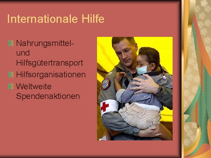 Internationale Hilfe Nahrungsmittelund Hilfsgütertransport Hilfsorganisationen Weltweite Spendenaktionen 