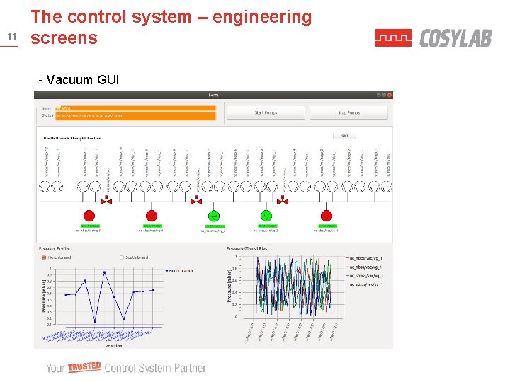 11 The control system – engineering screens - Vacuum GUI 