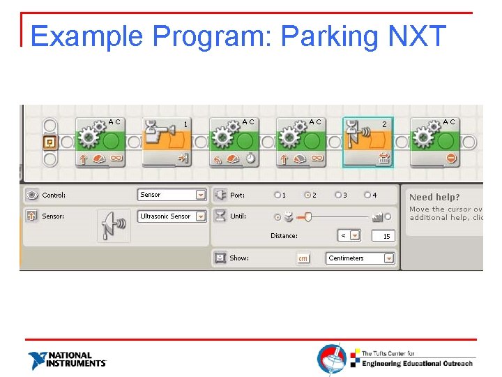 Example Program: Parking NXT 