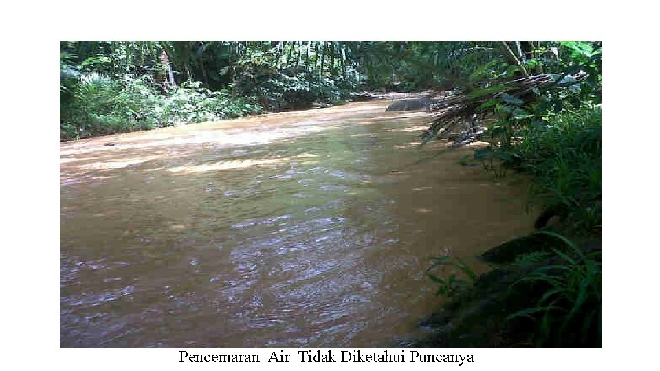 Pencemaran Air Tidak Diketahui Puncanya 