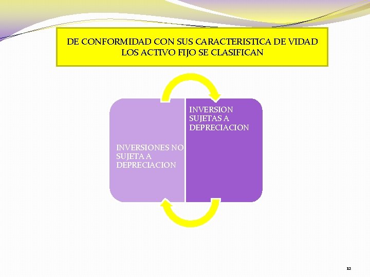 DE CONFORMIDAD CON SUS CARACTERISTICA DE VIDAD LOS ACTIVO FIJO SE CLASIFICAN INVERSION SUJETAS