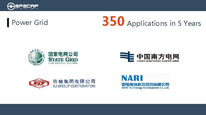 Power Grid 350 Applications in 5 Years 