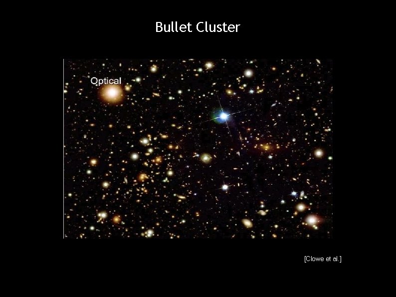 Bullet Cluster [Clowe et al. ] 
