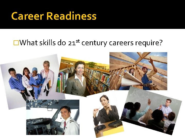 Career Readiness �What skills do 21 st century careers require? 