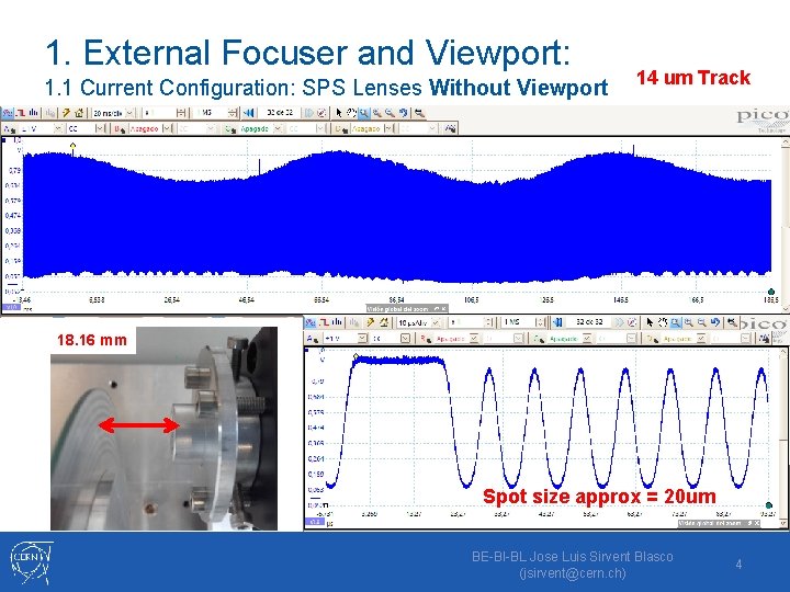 1. External Focuser and Viewport: 1. 1 Current Configuration: SPS Lenses Without Viewport 14