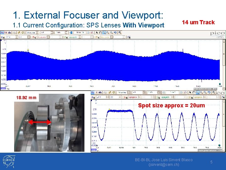 1. External Focuser and Viewport: 1. 1 Current Configuration: SPS Lenses With Viewport 14