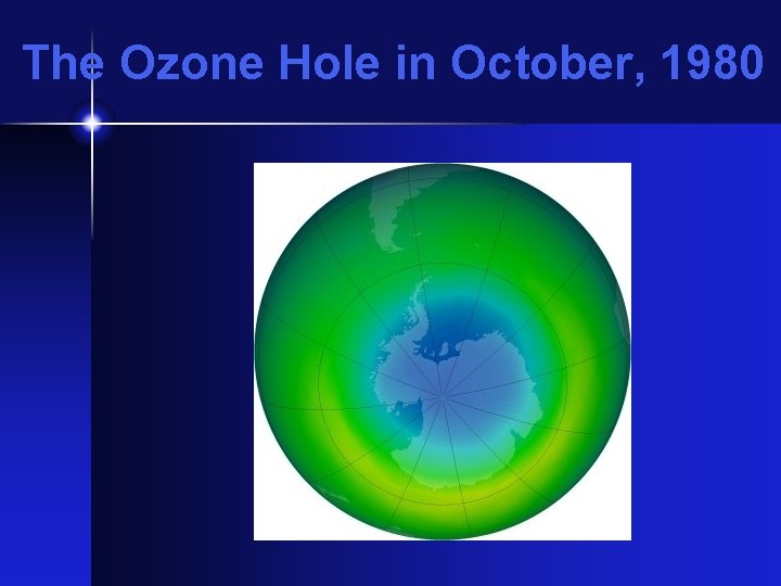 The Ozone Hole in October, 1980 