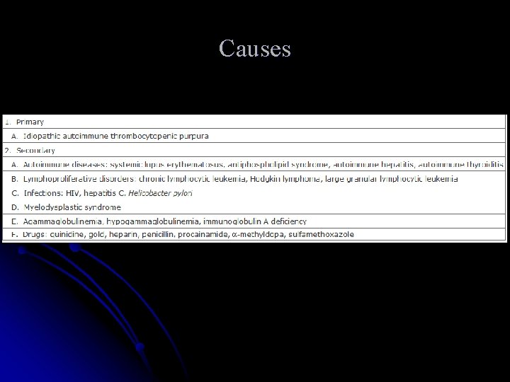 Causes 