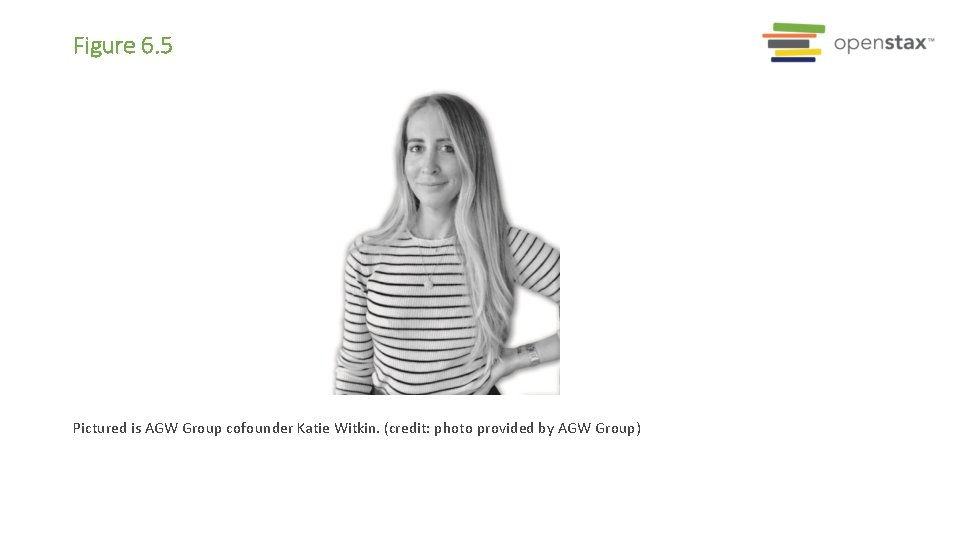 Figure 6. 5 Pictured is AGW Group cofounder Katie Witkin. (credit: photo provided by