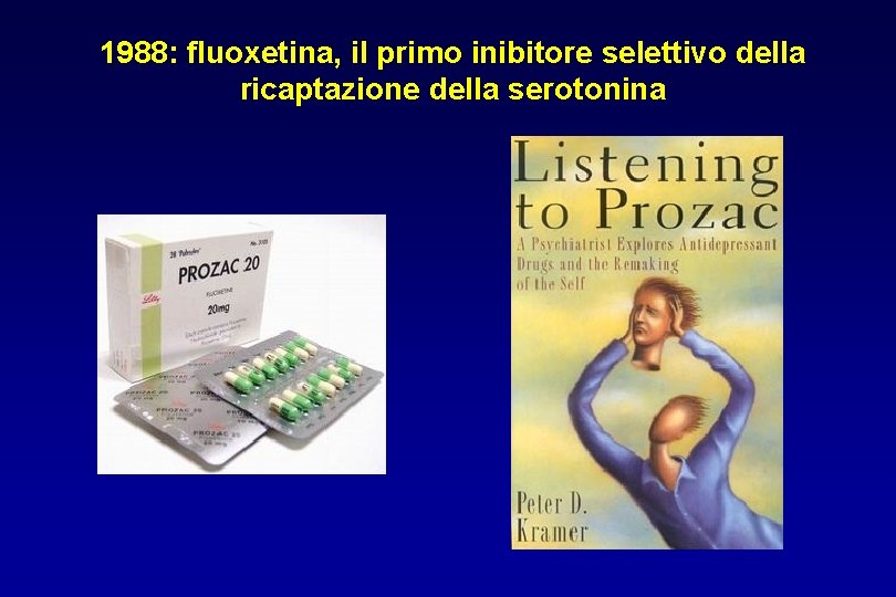 1988: fluoxetina, il primo inibitore selettivo della ricaptazione della serotonina 