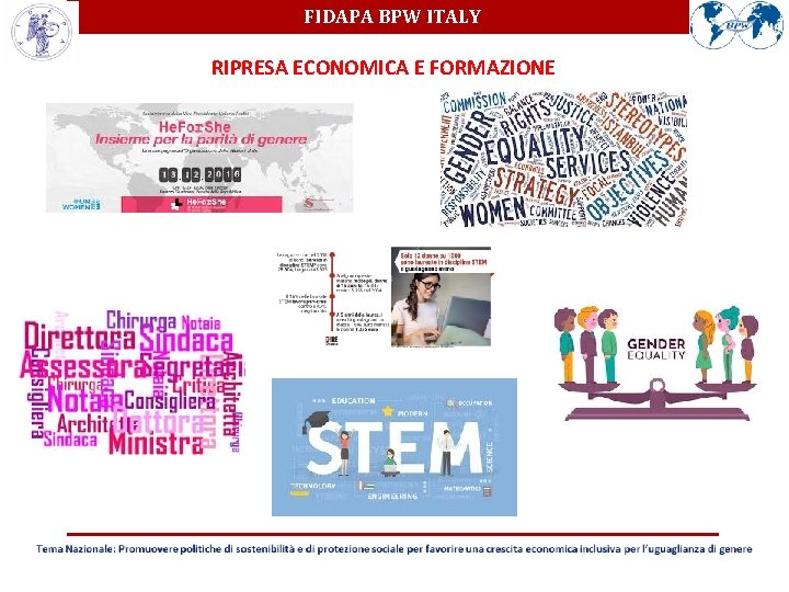 FIDAPA BPW ITALY RIPRESA ECONOMICA E FORMAZIONE 