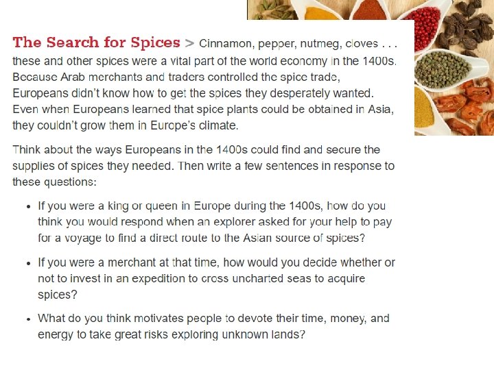 Bell Ringer: A Search for Spices 