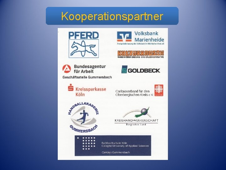 Kooperationspartner Unsere Partner 