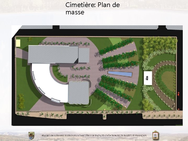 Cimetière: Plan de masse 